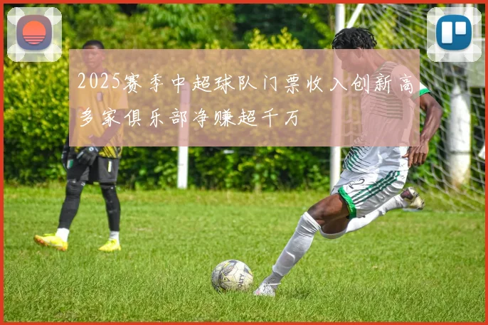 2025赛季中超球队门票收入创新高多家俱乐部净赚超千万